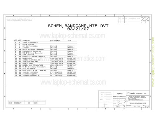 APPLE 820-2102 051-7226 IO BOARD SCHEMATIC